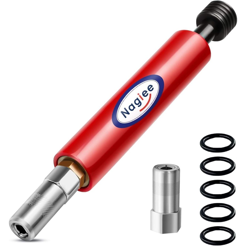 Hydraulic Grease Fitting Zerk Cleaner‎ Tool Red Heavy Equipment Maintenance